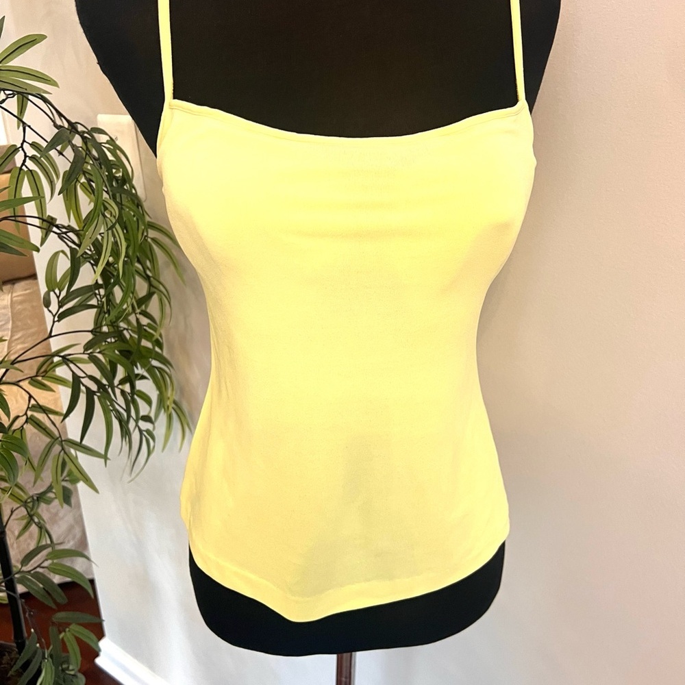 NWT La Perla Vintage Yellow Spaghetti Strap Top